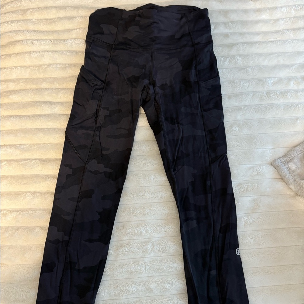 lululemon Dark Camouflage Leggings